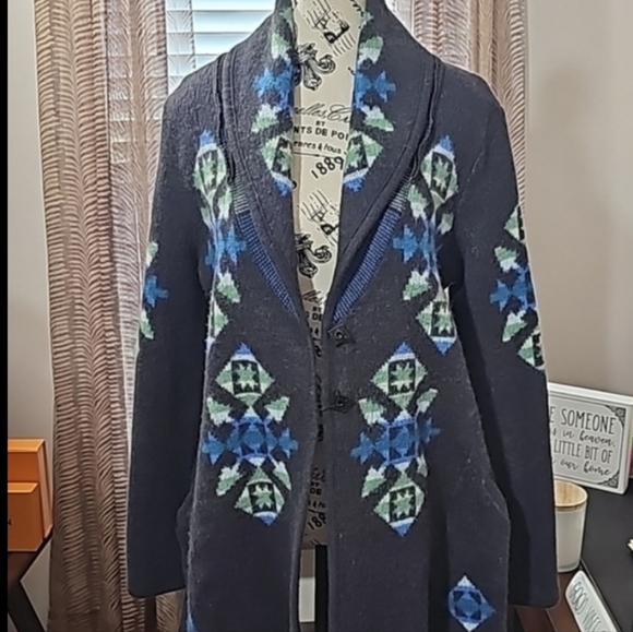 ❗️SOLD❗️ Extended Cyber Monday Sale 💰 Free People We The Free Aztec Cardigan - Picture 2 of 9